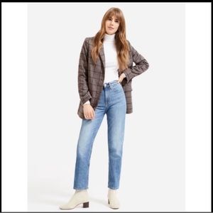 Everlane High Rise Straight Denim Jeans